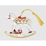 Christmas Classics addobbo cavallo a dondolo
